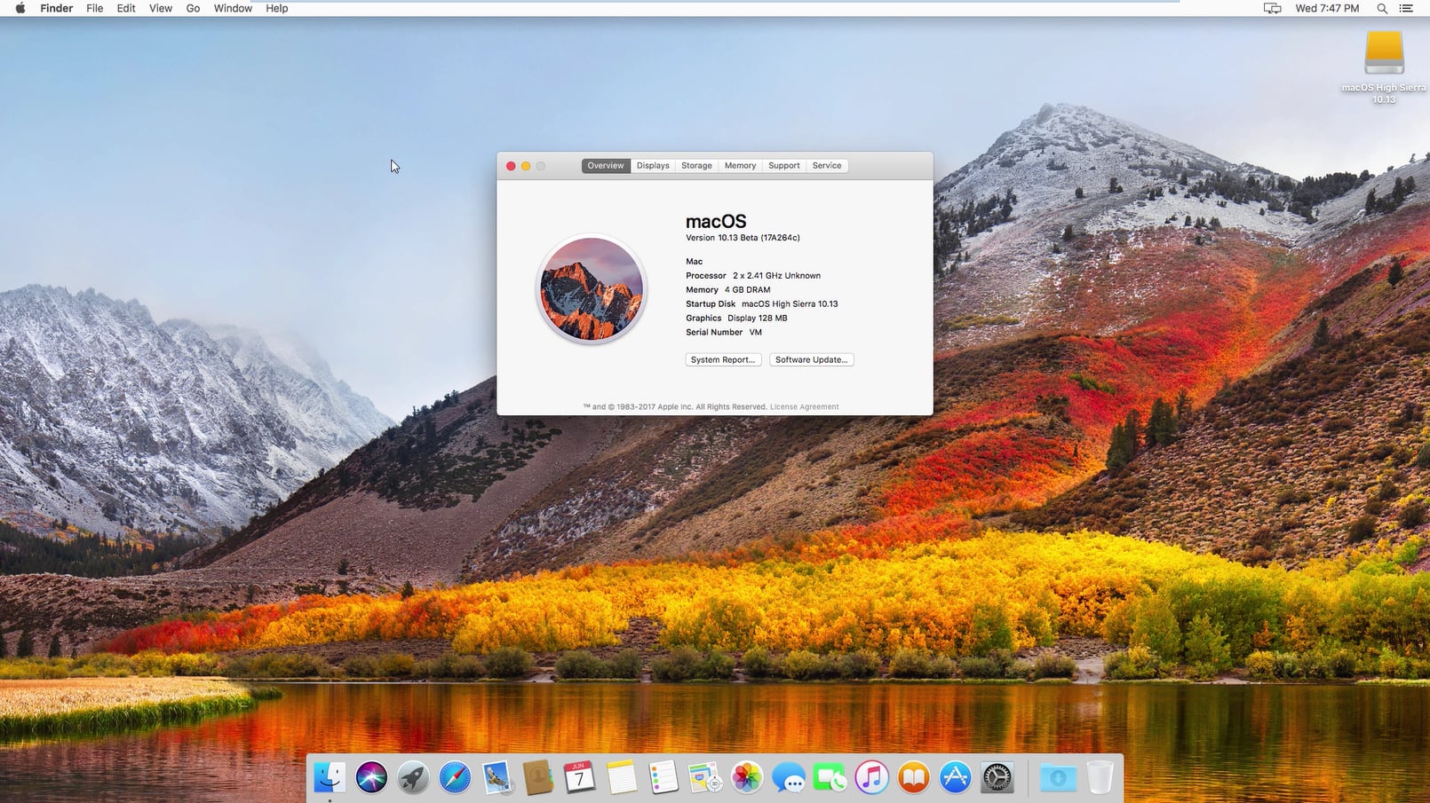 Command for screenshot of windows mac high sierra os